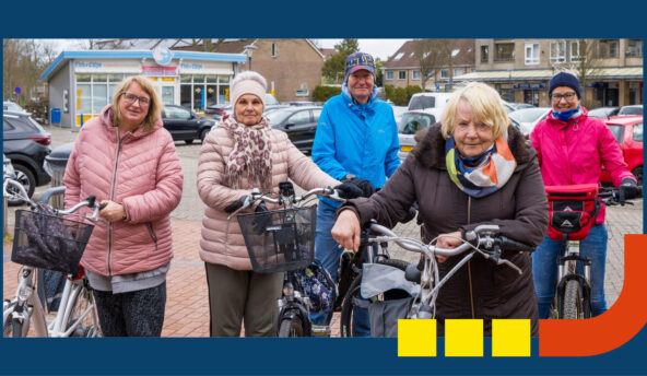 Fit, veilig én gezellig doortrappen: Coby wordt blij van haar fietsclub!