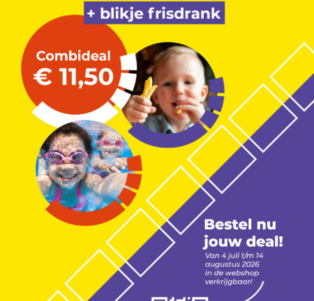 Combideal It Gryn: zwemmen + patat + frisdrank voor slechts €11,50!